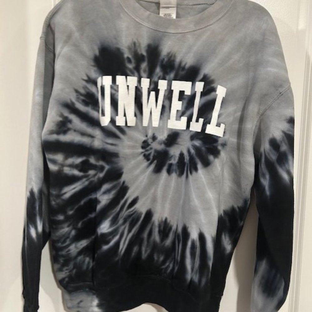 COLOR TONE TYE DYE SWEAT SHIRT MEN MEDIUM